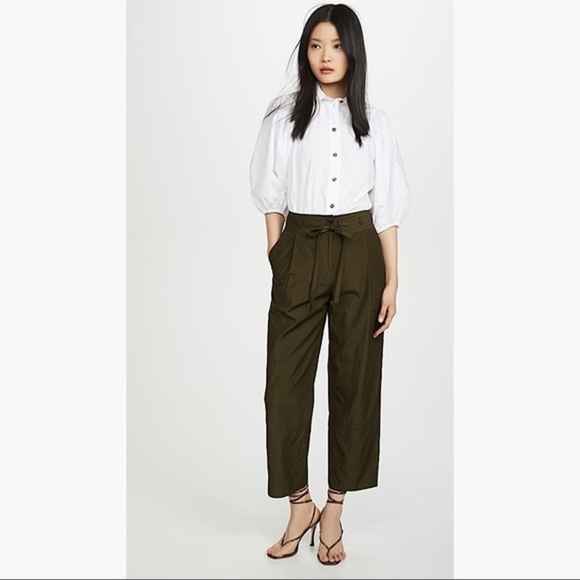 NWT Jason Wu Cropped Workwear Pants 8